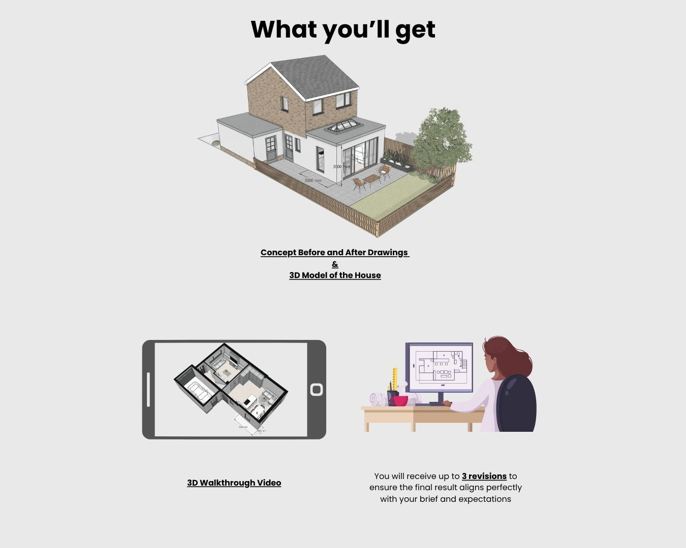 Concept Design – Pay 20% Deposit to Start